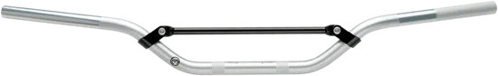 Moose Silver Aluminum Banshee Bend Handlebar 7/8in