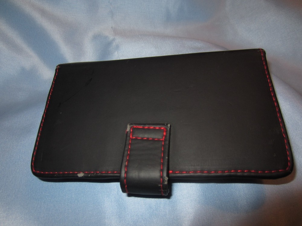Nintendo DS Storage Case Pouch Black Hard Outside