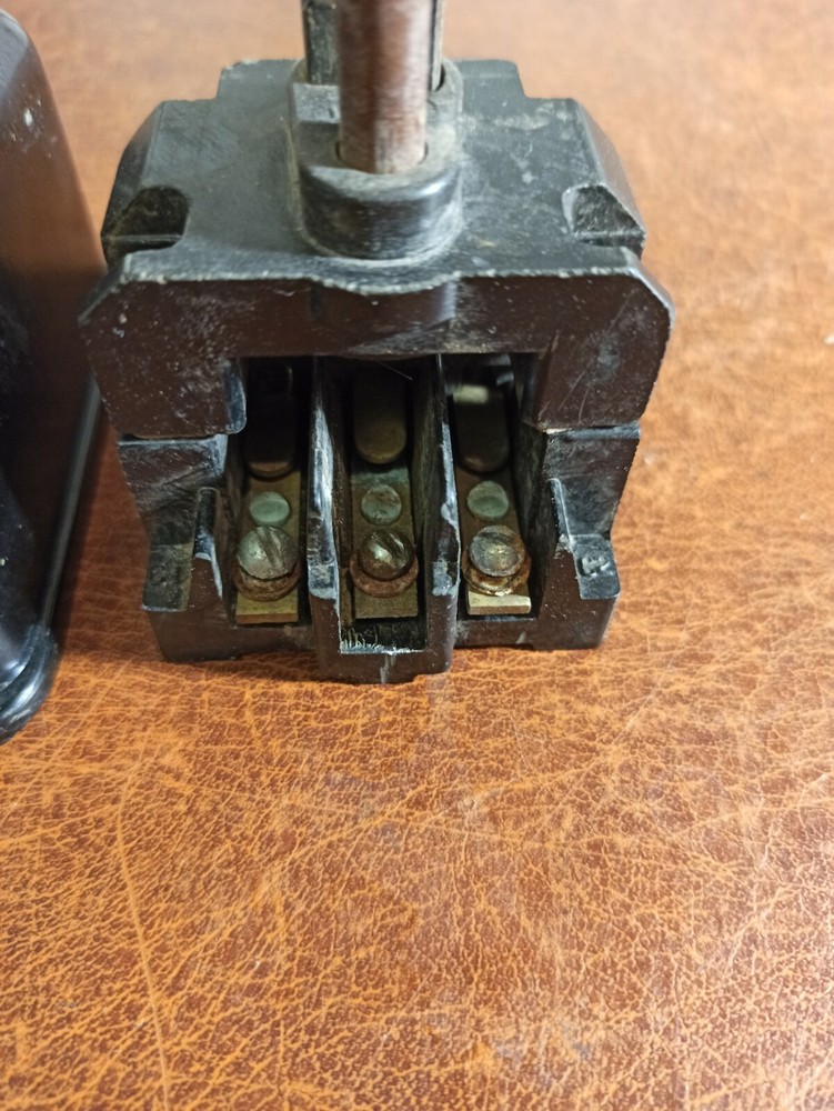 Vintage soviet start button. Carbolite. 1960s