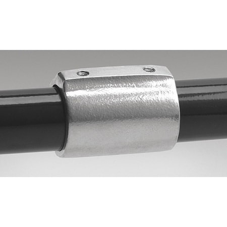 Hollaender 70-7 Structural Pipe Fitting, External Coupling, Aluminum, 1.25 In