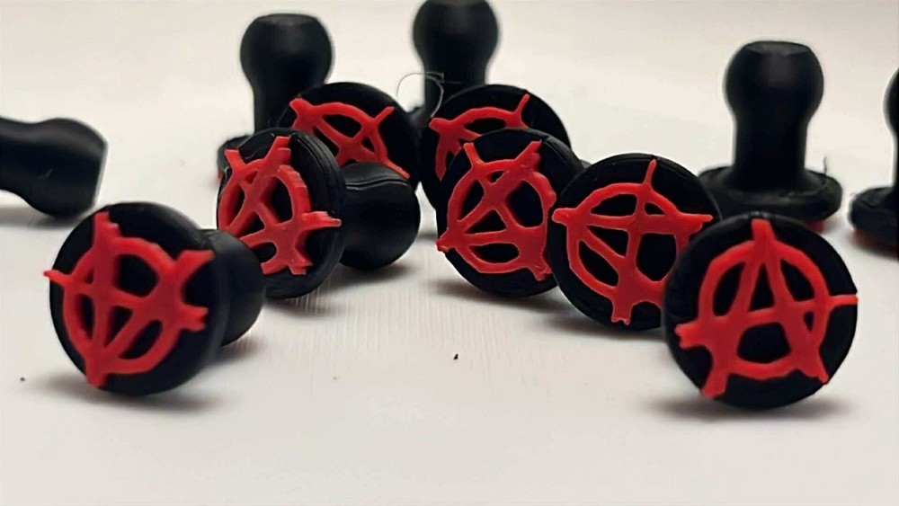 JT Proflex Plugs - Anarchy - Red - 1 Set