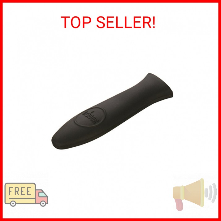 Lodge ASHH11 Silicone Hot Handle Holder, Black