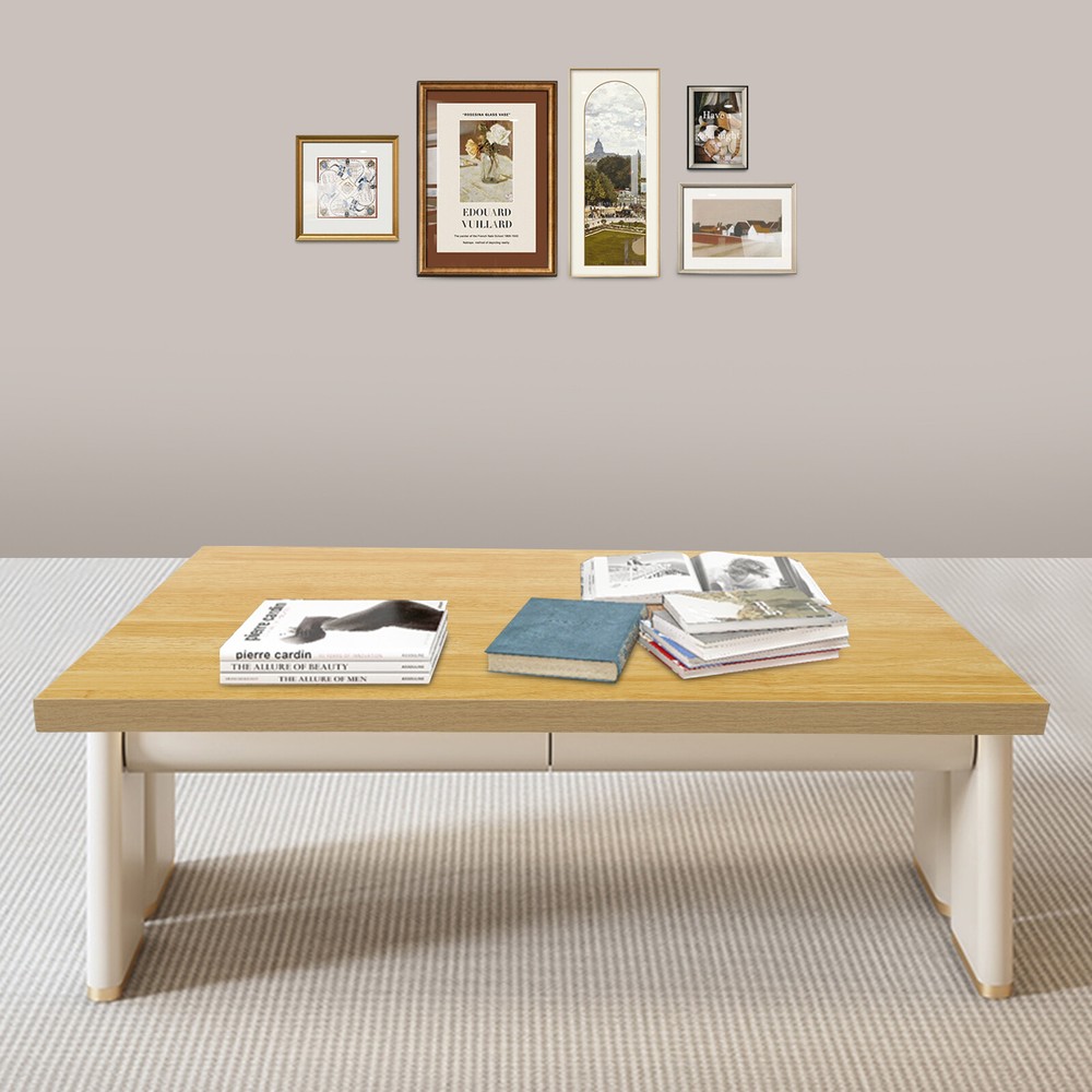 Wood Color 75x45x3.5cm Adjustable Workbenches Tabletop Rectangular Countertop
