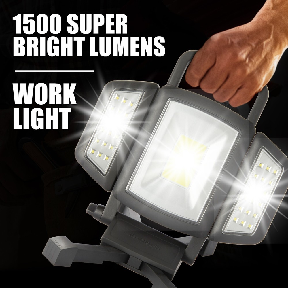Bell + Howell Rechargeable 1500 Lumens Waterproof Multi-Directional Worklight