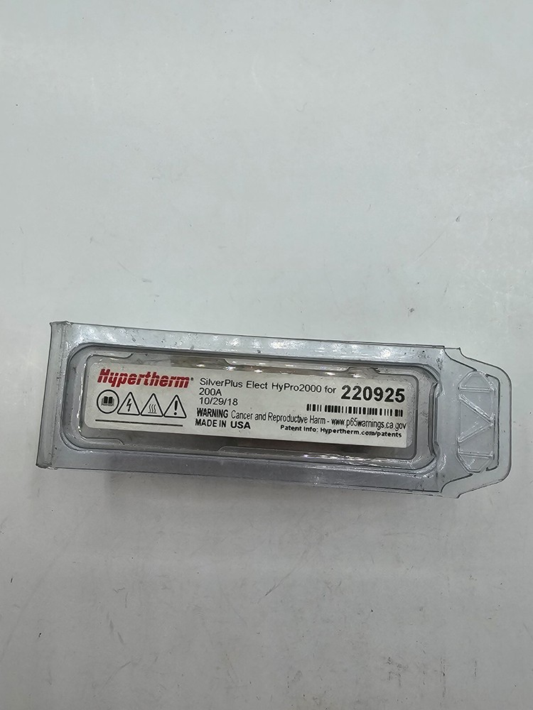 Hypertherm Electrode Hypro2000 200A SilverPlus Elect 220925