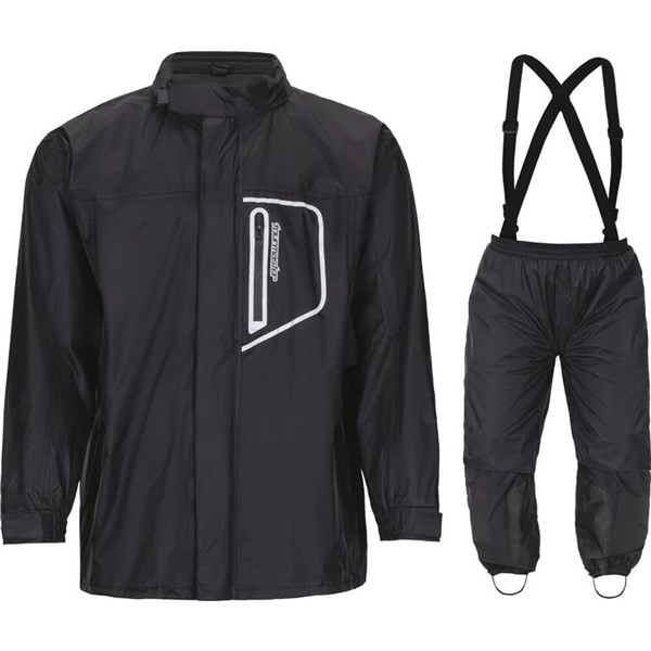 Tourmaster Defender 2-Piece Rain Suit | Black