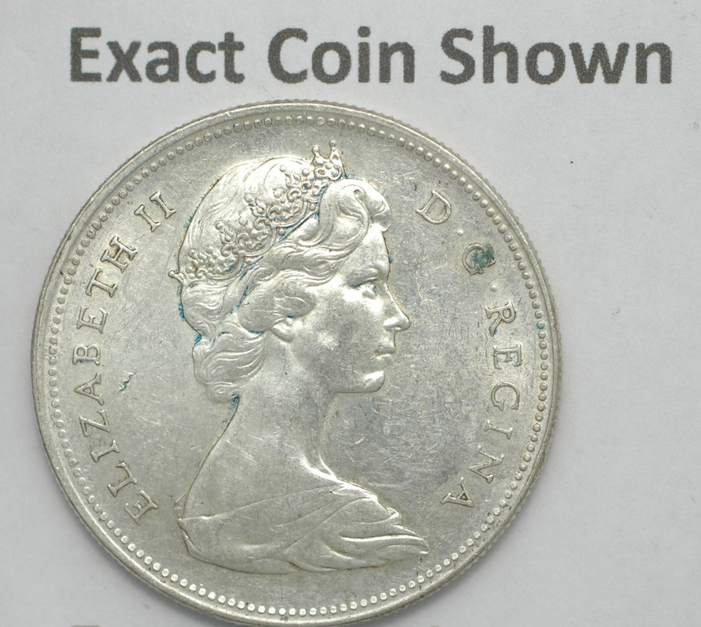 1867-1967 Canada Silver Dollar Flying Goose 80% Silver