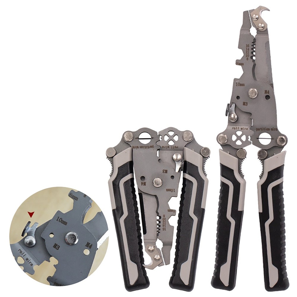 18 in 1 Foldable Wire Stripper New Multi-function Wire Stripping Pliers Tool HOT