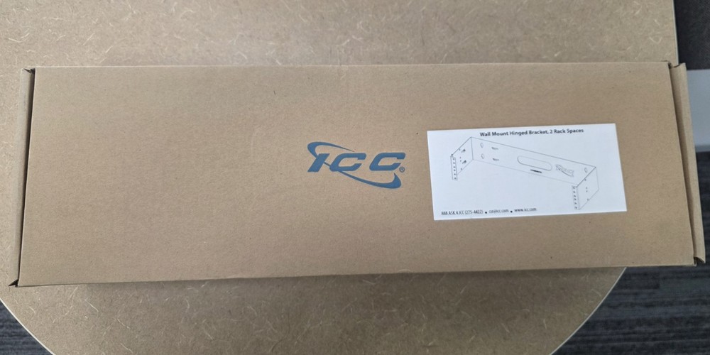 Icc ICCMSHB2RS Bracket, Wall Mount Hinged, 2 Rms
