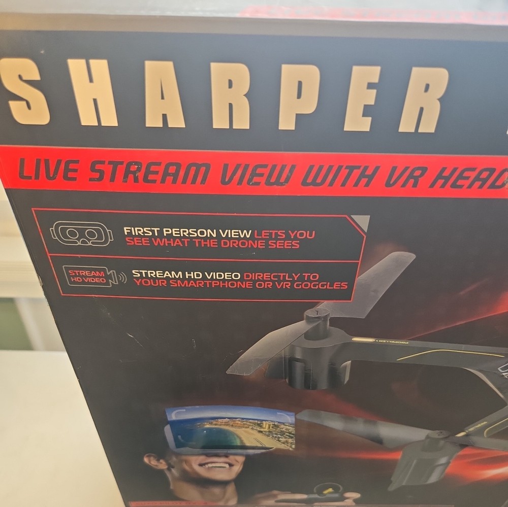Sharper Image DX-4 HD Video Streaming Drone with Controller