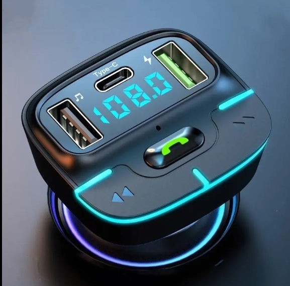 Wireless Bluetooth FM Transmitter Car Charger