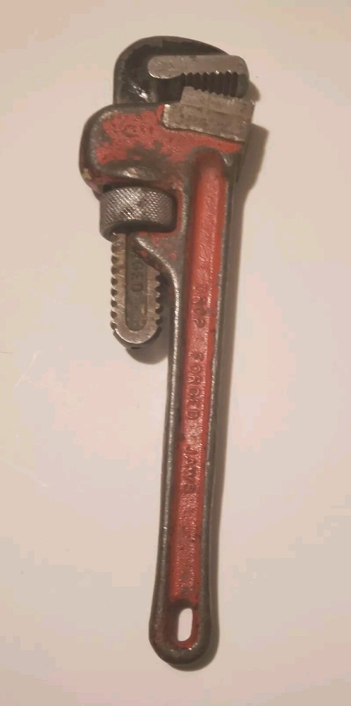 Jaws Pipe Adjustable Monkey Wrench 10" Heavyduty Ohio Forged