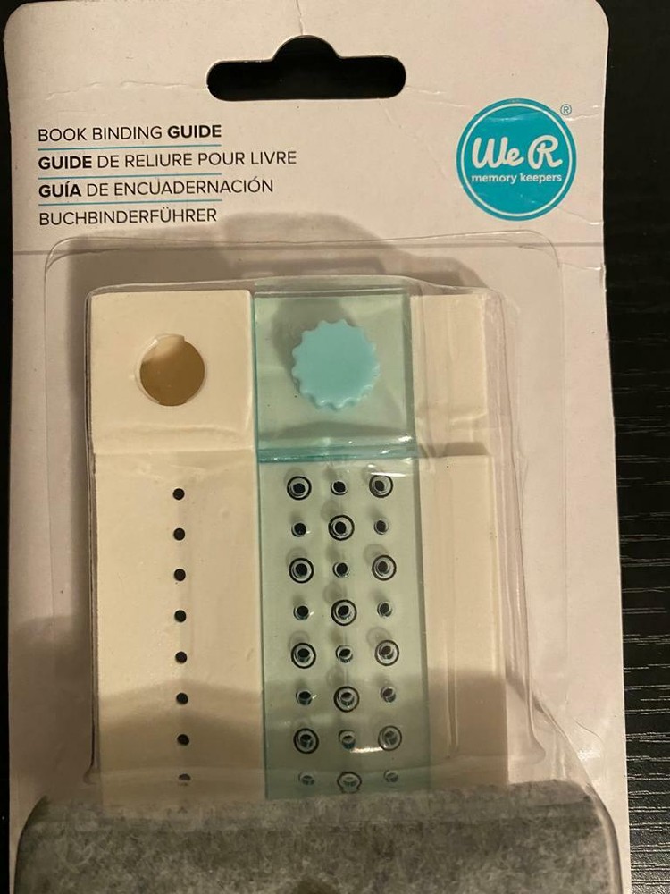 We R Memory Keepers Journal Book Binding Punch Guide - (6 Pieces)