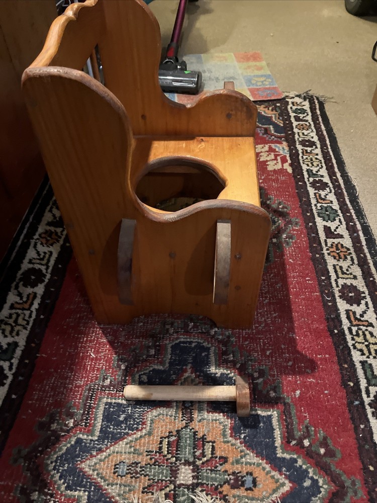 Wooden antique Potty