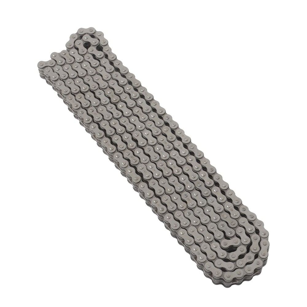 10 Feet #40-2 Double Strand Roller Chain Includes 2 Master Links