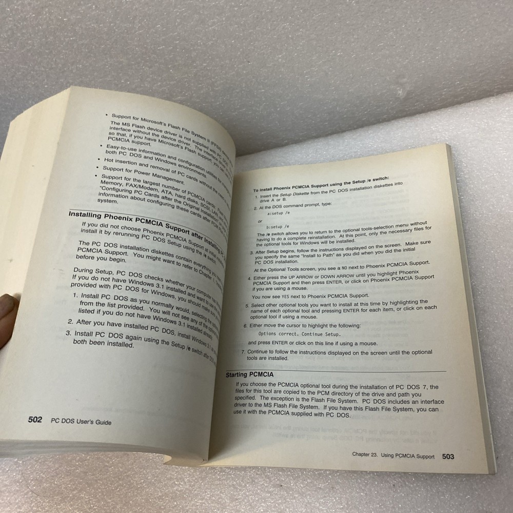 IBM PC DOS 7 User's Guide 1995 Edition