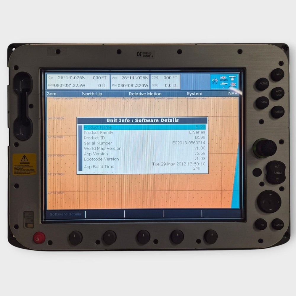 Raymarine E120 Classic Multifunction Display -E02013- *CORE ONLY* Fully Tested*