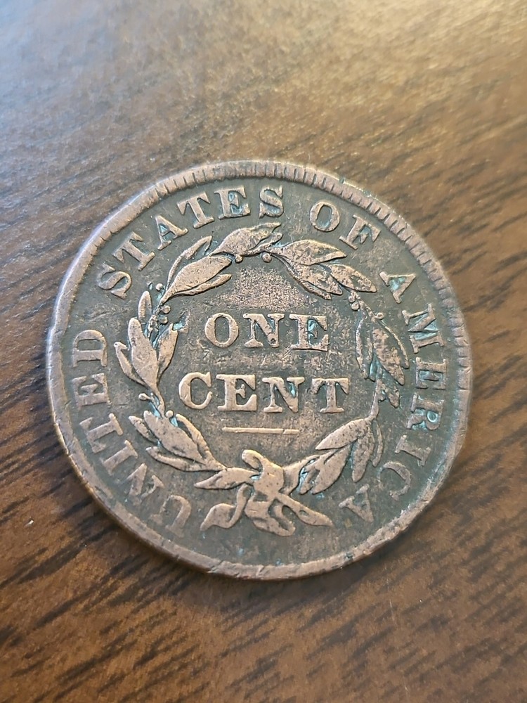 1835 Matron Coronet Head Large Cent