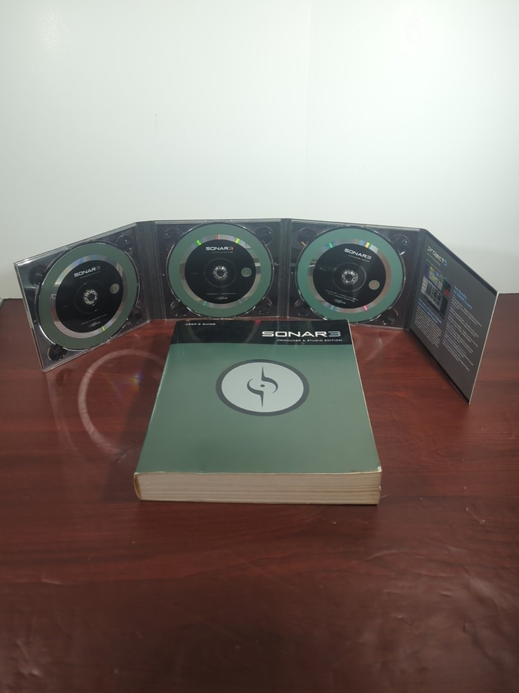 CAKEWALK SONAR3 PRODUCER Edition 3 Disk Set And Users Guide