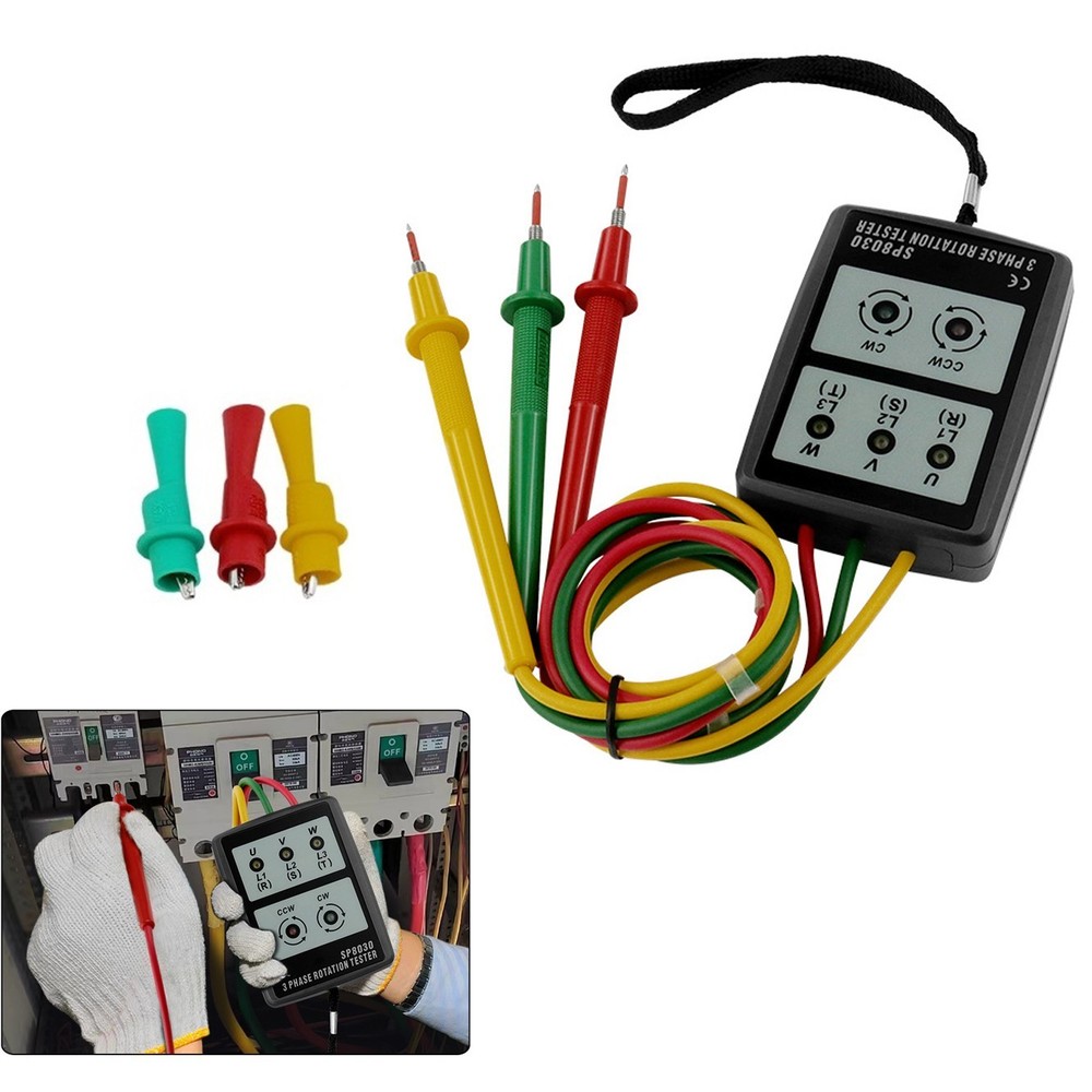 AC Voltage Tester Portable Design for Accurate Three Phase Measurements