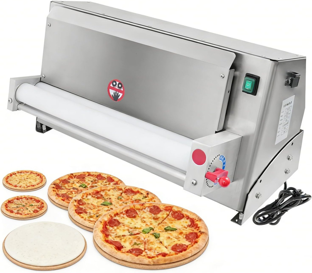 Electric Dough Sheeter Machine Pasta Maker Machine for Icing Pizza Dough Roller