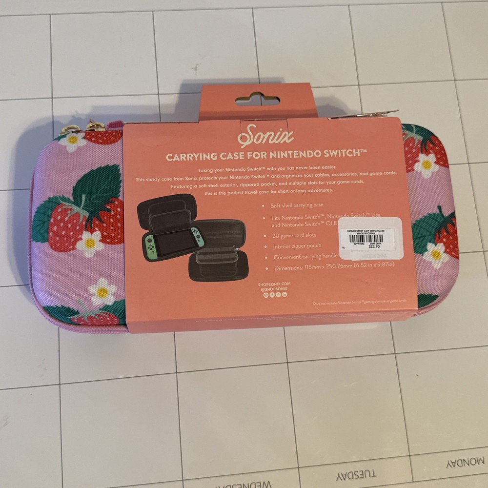 Strawberry Case Designed For Nintendo Switch