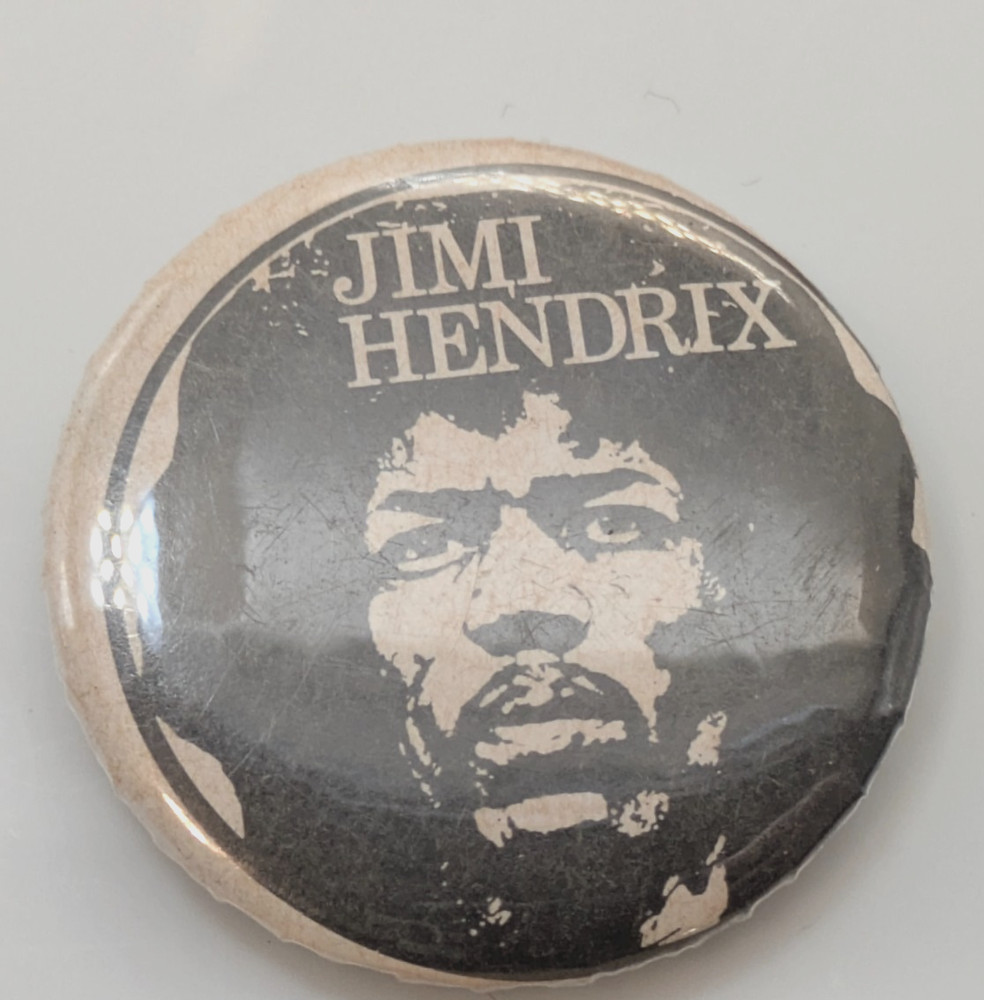 JIMI HENDRIX Badge Button Pin