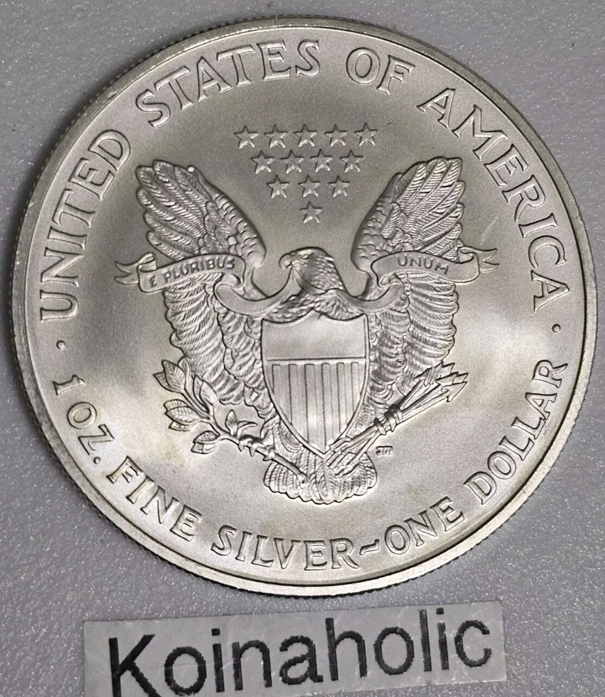 2004 $1 American Silver Eagle Better Back Date, Uncirculated, Fast Ship 🚢