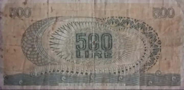 Italian 500 Lire banknote