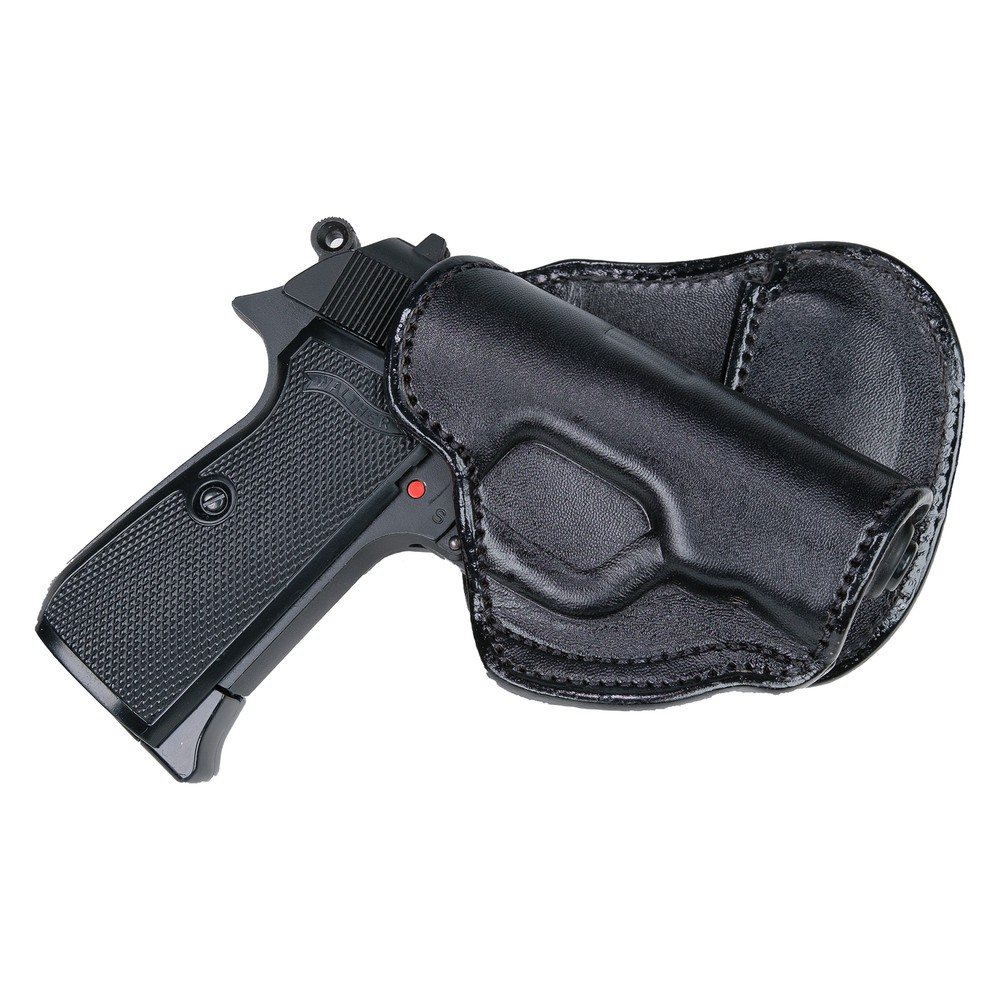 PADDLE HOLSTER FOR RUGER LCP. OWB LEATHER PADDLE WITH ADJUSTABLE CANT.