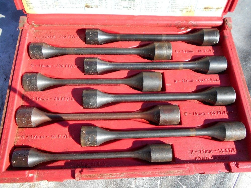 Mac Tools Wheel Torque Master Kit, Wheel Torque Sockets, Mac Tools 1500 kit