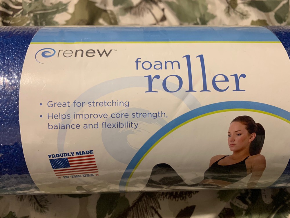 Renew Foam Roller ~ 18” ~ Brand New! ~ Free Ship!
