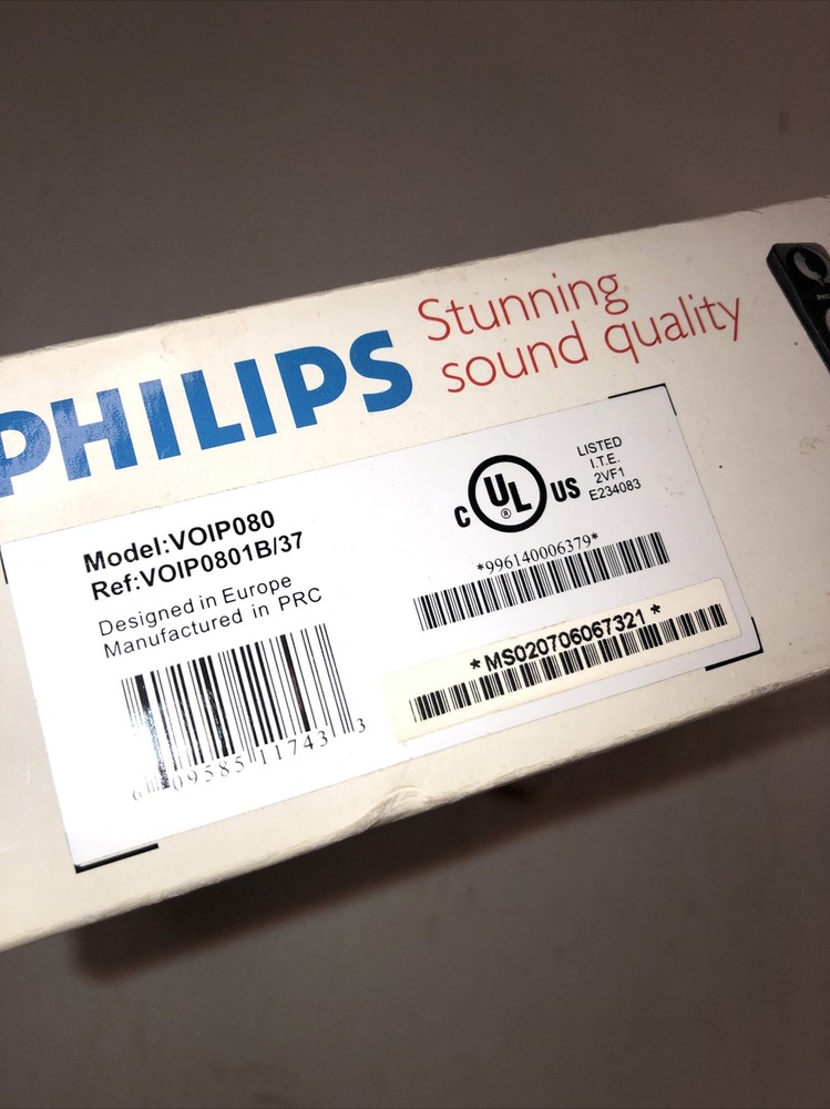 Philips VOIP0801B/37 USB Phone for Skype