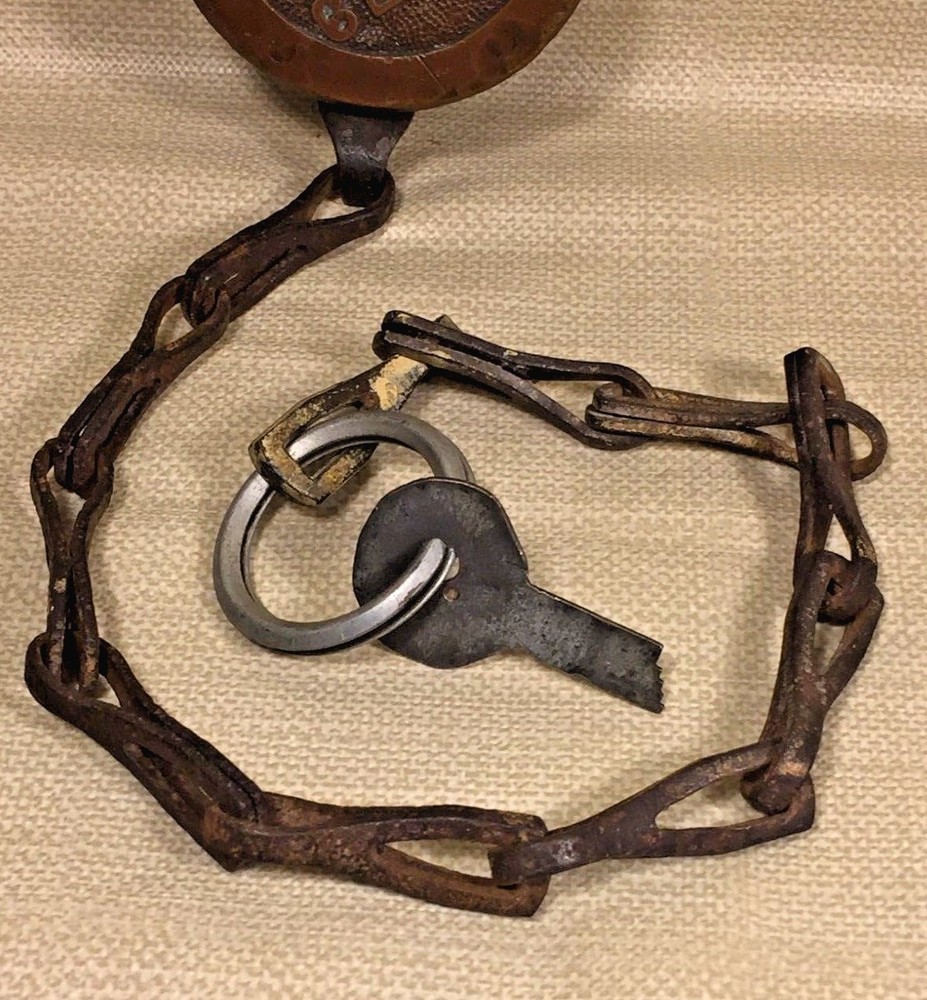 Antique Excelsior 6 Lever Lock with Key Works!