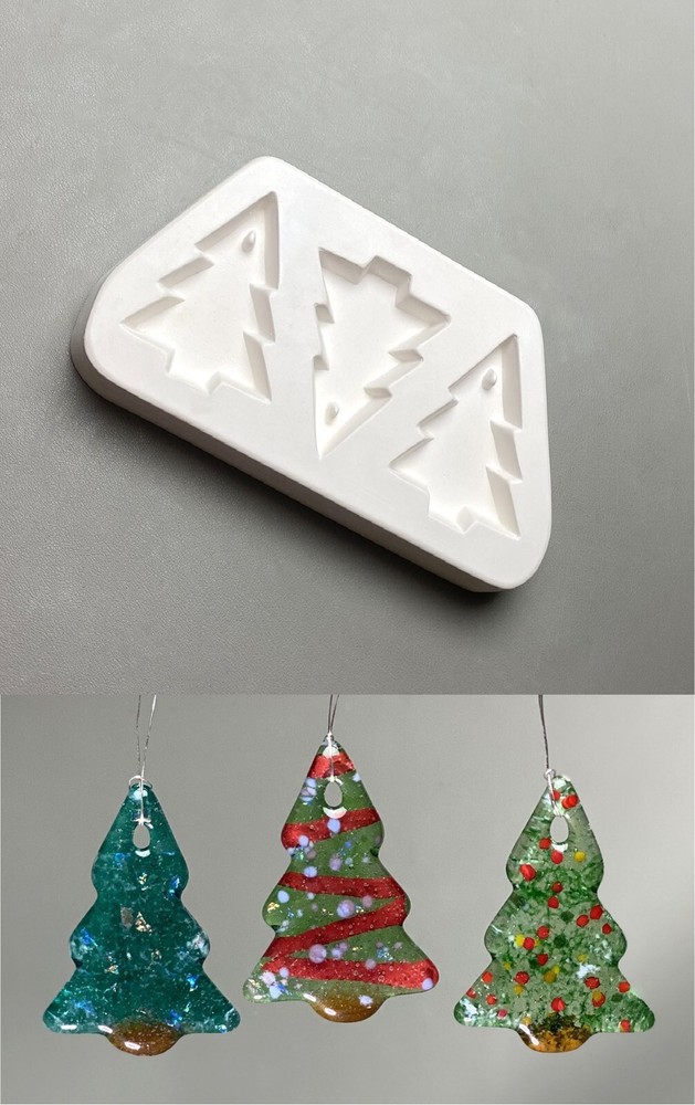 Holey Trees Glass Casting Fusing Mold LF219 Creative Paradise Casting