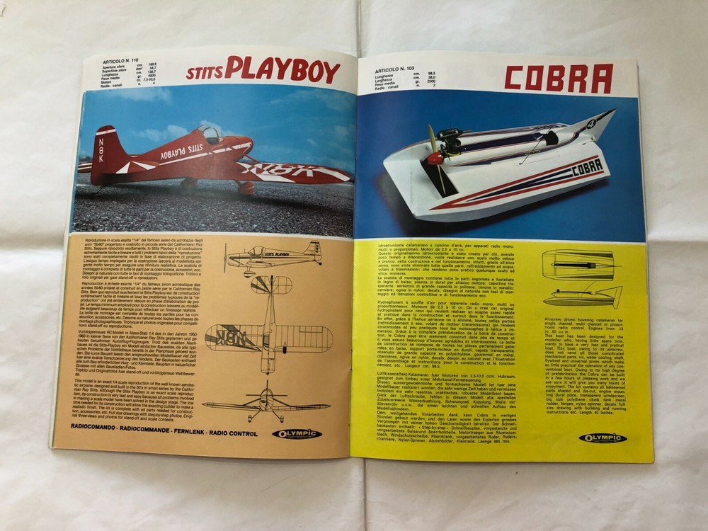 OLYMPIC CATALOG MODELS AIRCRAFT NAVAL.