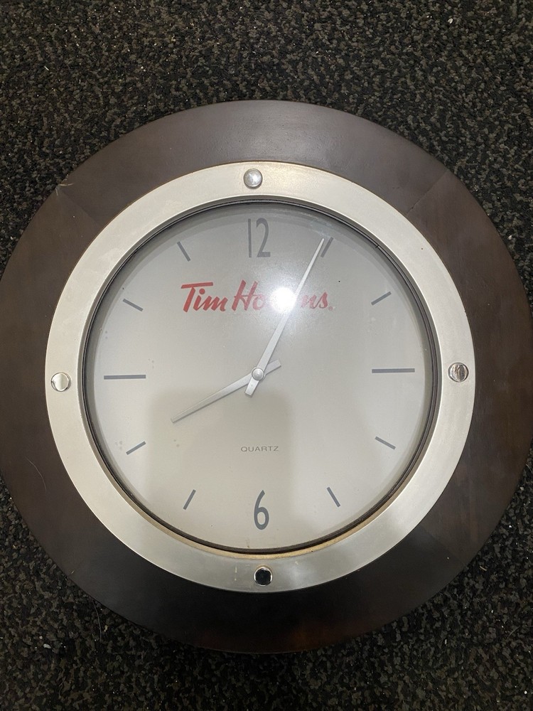 Wall Clock Tim Hortons Brand Battery Operated Doesn’t Work