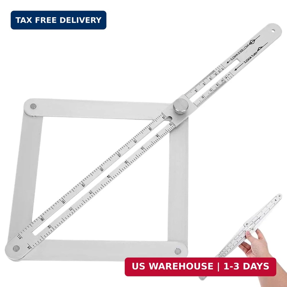 Corner Angle Finder Tool, Miter Saw Protractor with Scale, Miter Angle Finder,St