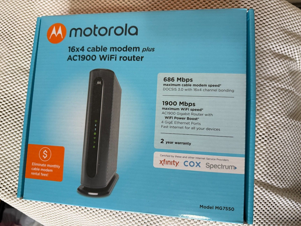 Motorola AC1900 wifi router