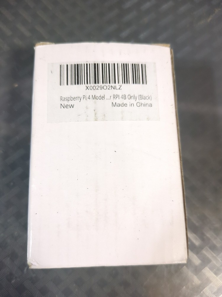 Raspberry Pi 4 Metal Enclosure Protective Box Shell Case Only Black #45