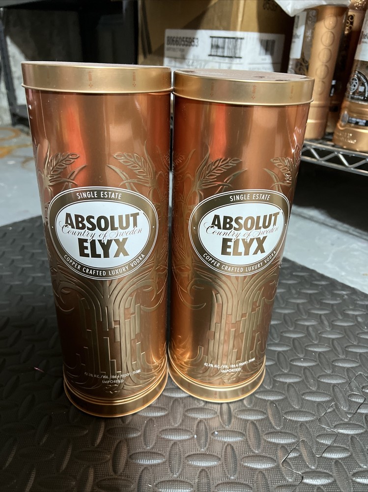 Absolut Elyx Music Tins X 2