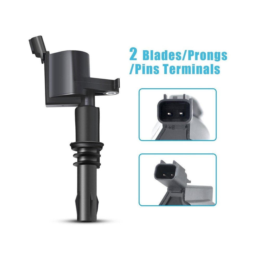 MAS 8 Ignition Coil Pack and Iridium Spark Plug Set 2005-2008 Compa... Fast Ship