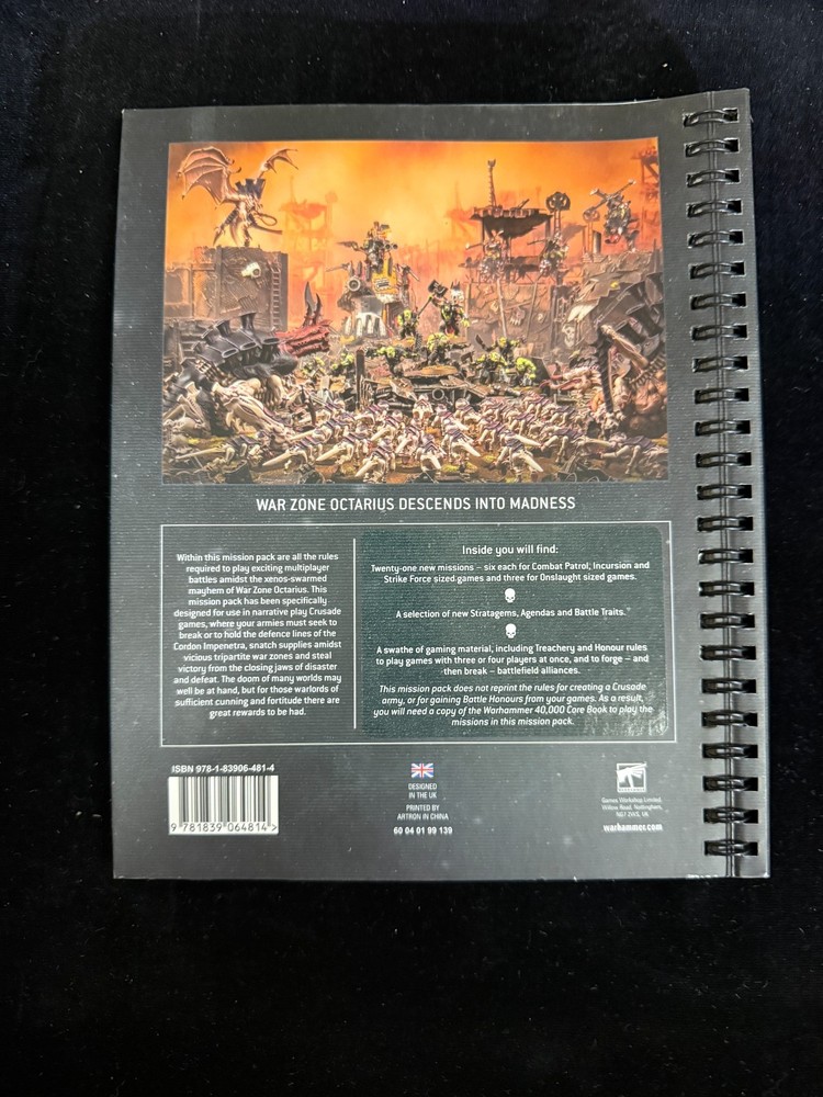 Games Workshop Warhammer 40k Crusade Catastrophe Mission Pack Rulebook