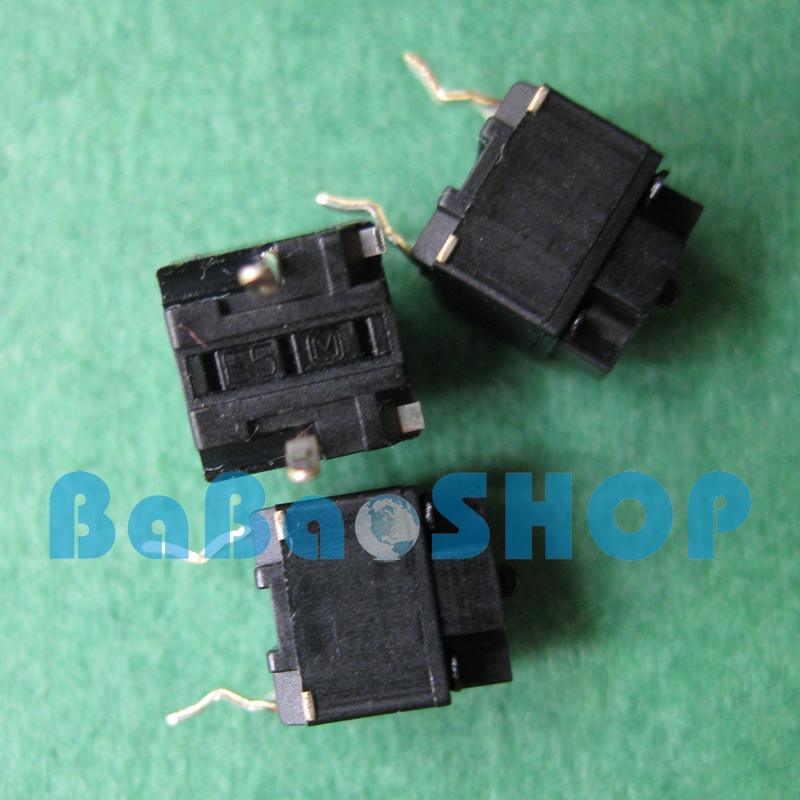 6pcs Panasonic Square Micro Switch for Mouse Black Button Brand New