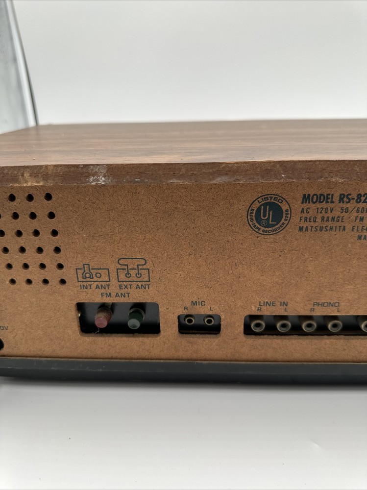 Panasonic Automatic Changer & Recorder RS-828S w/speaker. Tested And Works!!!