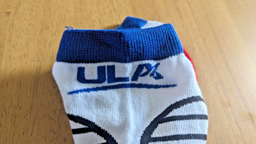 United Launch Alliance ULA Vulcan Centaur socks logo