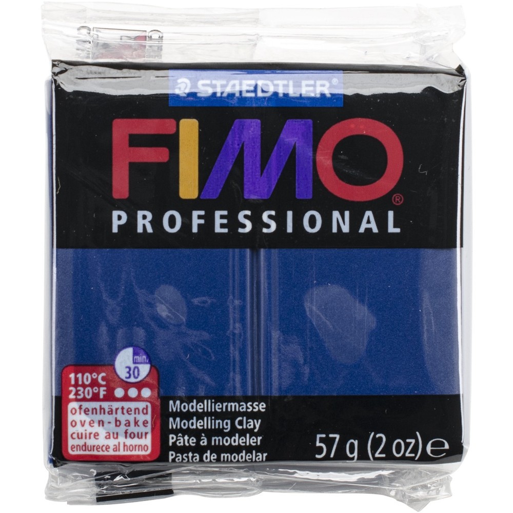 Fimo Professional Soft Polymer Clay 2oz-Navy Blue - 6 Pack