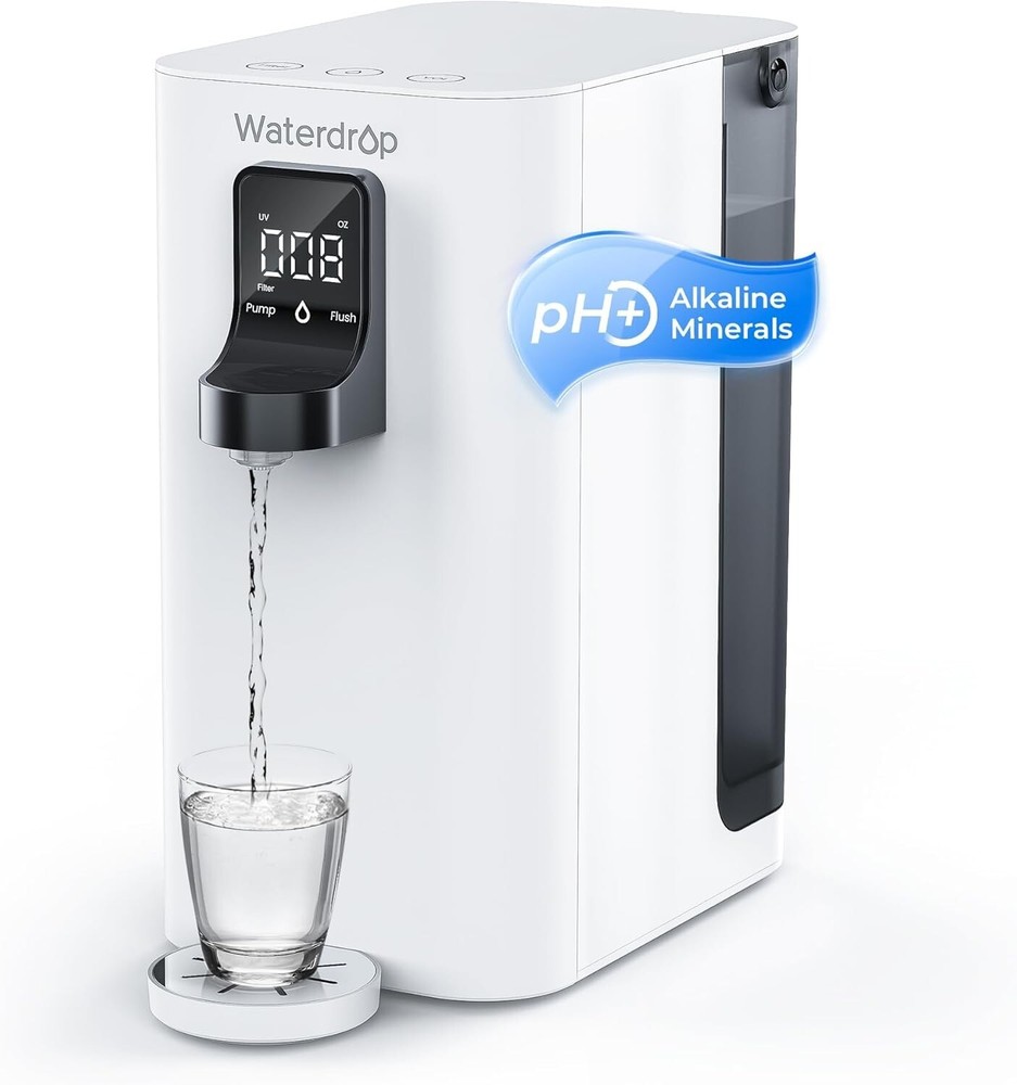 Waterdrop K19-SFK Reverse Osmosis Water Filter Countertop,Reduce PFAS,BPA Free