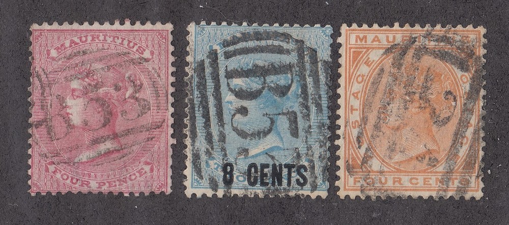 Mauritius #35, 52, 60 Used