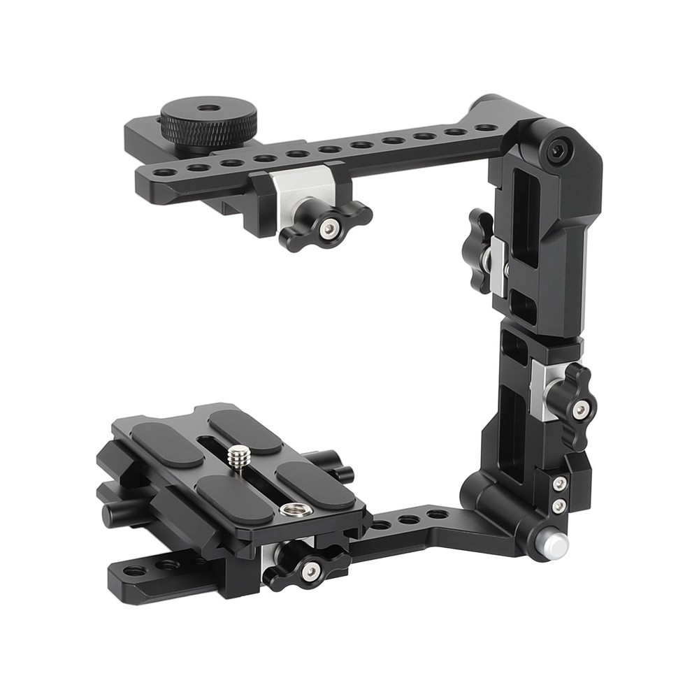 CAMVATE Universal Quick Release Foldable Half Cage Kit with Arca-Type Baseplate
